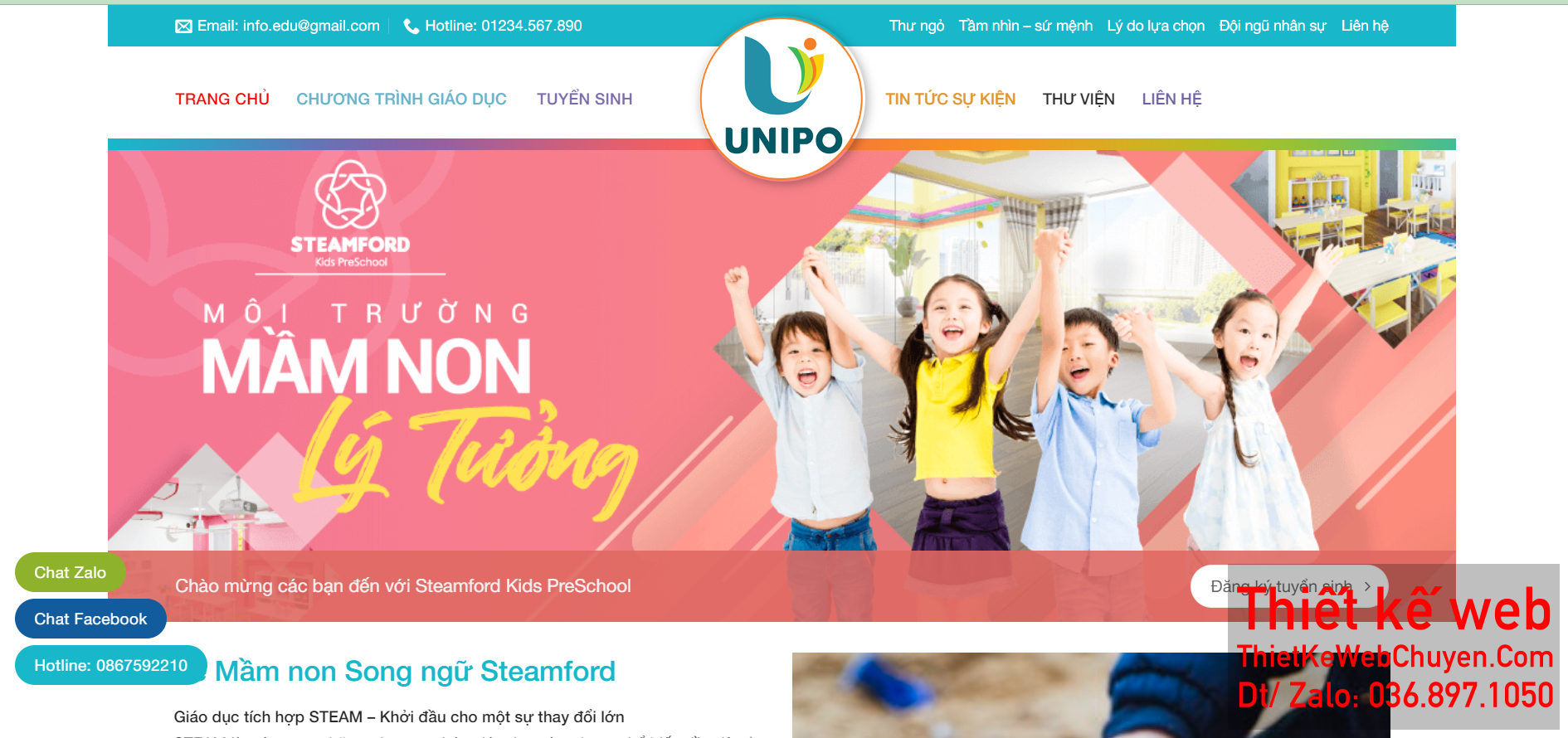 Khám phá cách chúng tôi kết hợp sự sáng tạo với công nghệ tiên tiến để tạo ra các trang web trường học độc đáo và hiệu quả.