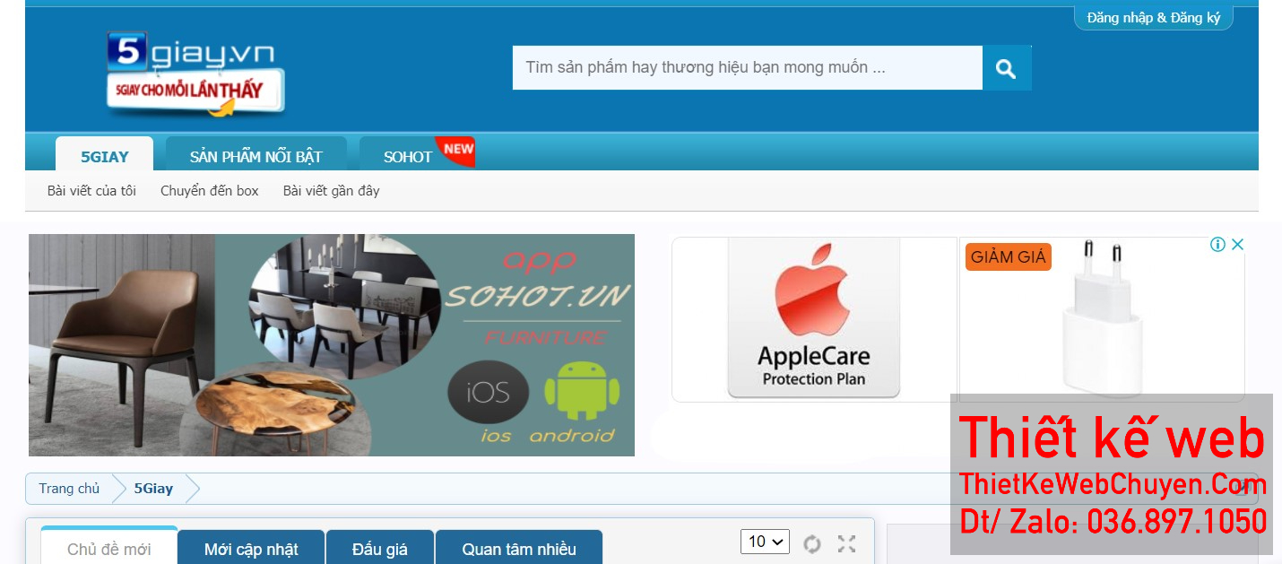 Thiết kế website rao vặt chợ tốt (chotot.com) 9,9 tr trọn gói mang đến cho bạn giải pháp kinh doanh trực tuyến toàn diện với chi phí hợp lý Thiết kế website rao vặt chợ tốt (chotot.com) 9,9 tr trọn gói là dịch vụ hoàn hảo cho những ai muốn kinh doanh trực tuyến hiệu quả và chuyên nghiệp