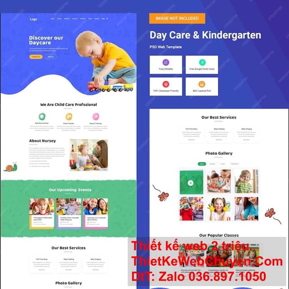 Thiết kế website tại quận 8 với thiết kế đẹp mắt và chuyên nghiệp.