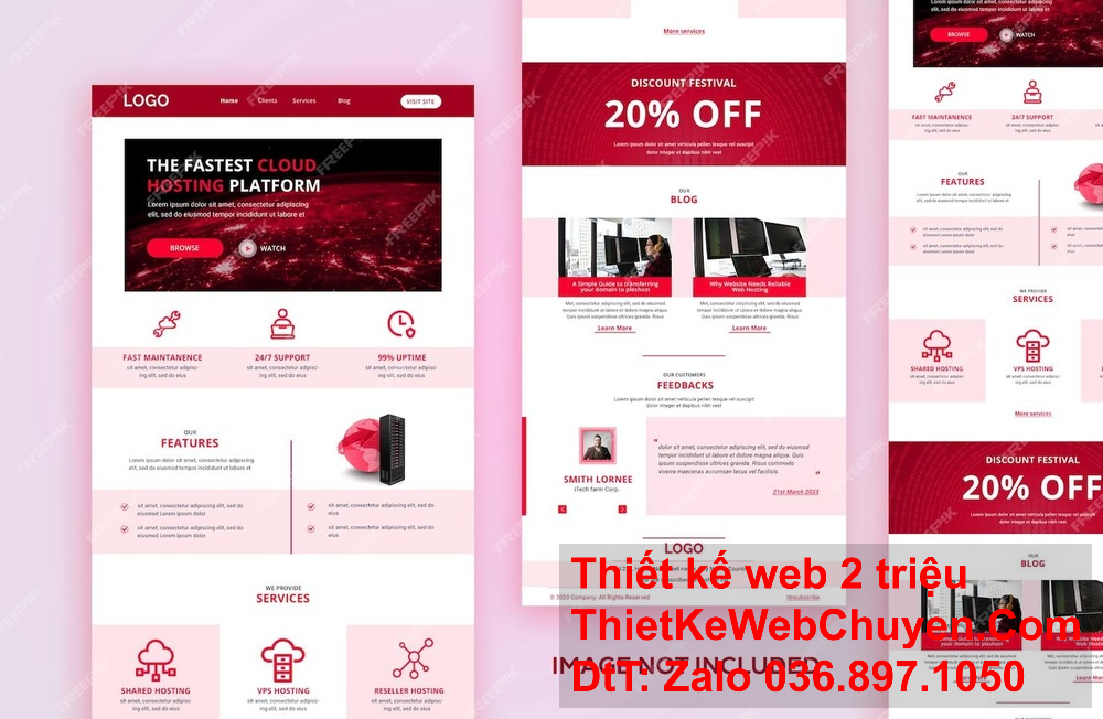 Thiết kế website tại quận 9 với phong cách hiện đại.
