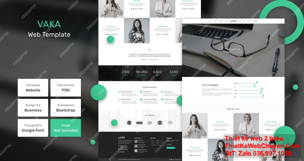 Thiết kế website tại quận Bình Tân cho dịch vụ y tế.