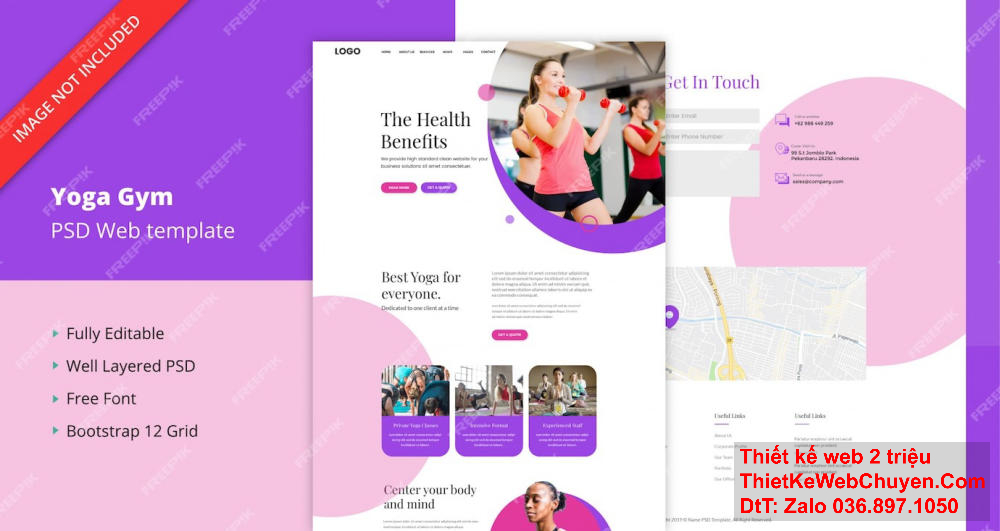 Thiết kế website tại quận Bình Tân dành cho nhà hàng.