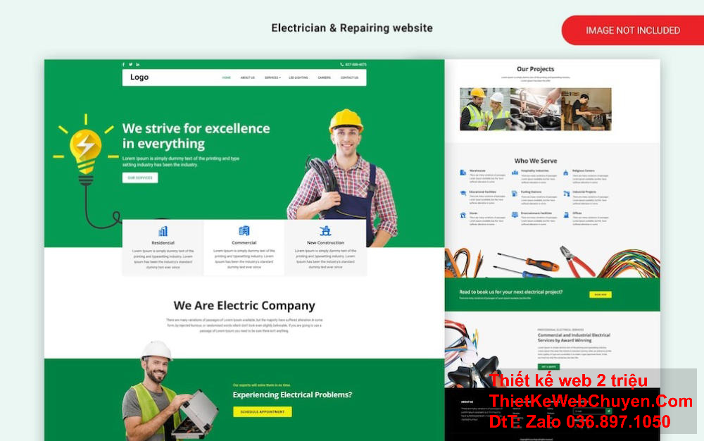 Thiết kế website tại quận Bình Tân cho dịch vụ làm đẹp.