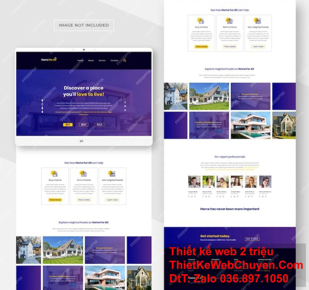 Thiết kế website tại quận Bình Tân cho công ty du lịch.