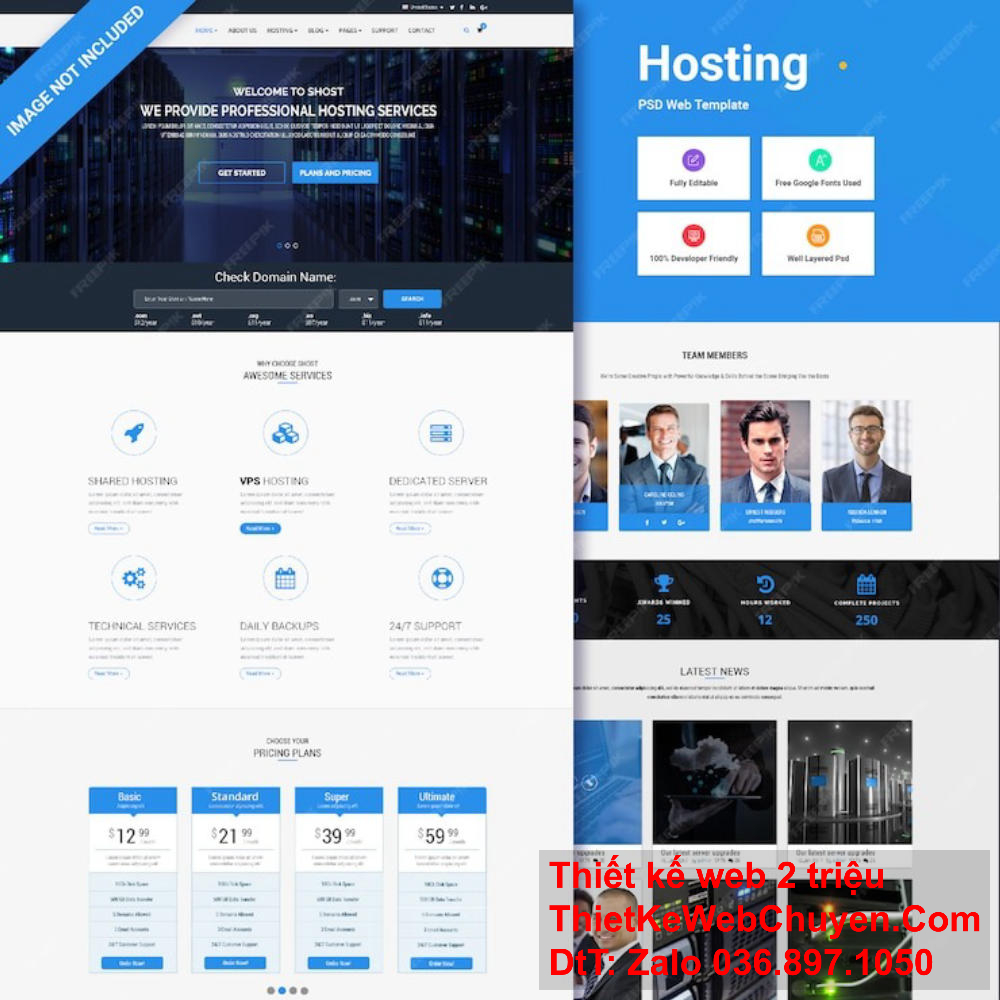 Thiết kế website tại quận Gò Vấp theo yêu cầu của khách hàng.