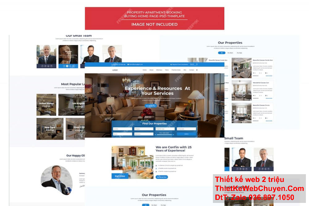 Thiết kế website tại quận Gò Vấp theo phong cách tối giản.
