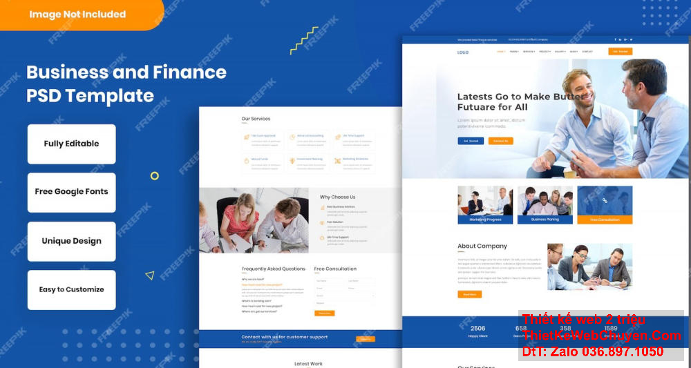 Dịch vụ thiết kế website tại quận Gò Vấp đáp ứng mọi lĩnh vực.