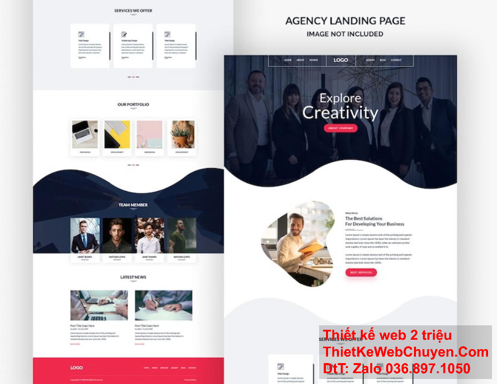 Thiết kế website tại quận Phú Nhuận với phong cách thiết kế độc đáo.