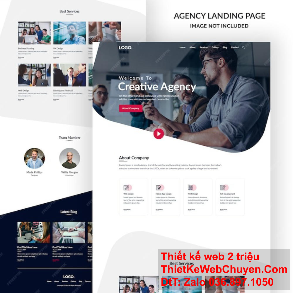 Chúng tôi cung cấp dịch vụ thiết kế website tại quận Phú Nhuận toàn diện.