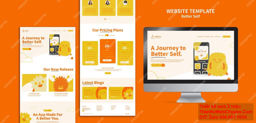 Thiết kế website tại quận Tân Bình dễ dàng nâng cấp.