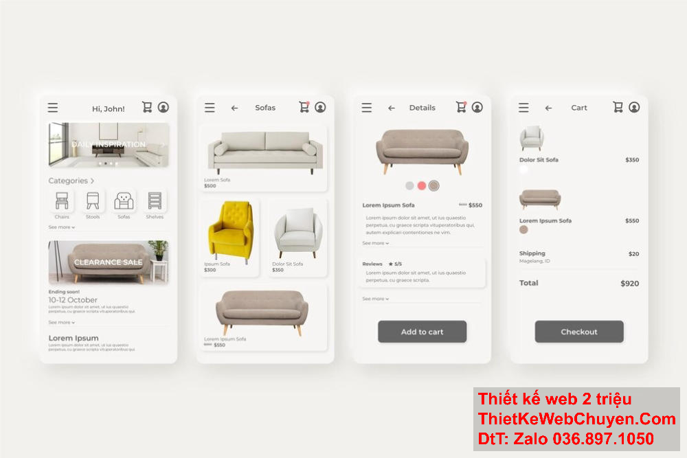 Thiết kế website tại quận Tân Bình cho cửa hàng trực tuyến.