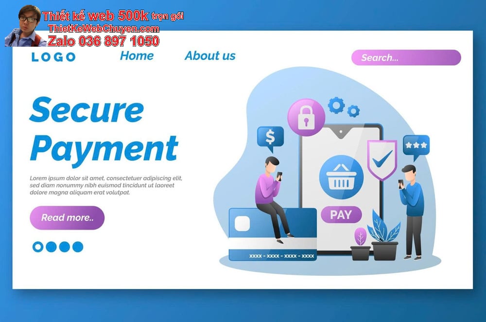 web 500k giá rẻ trọn gói có cần tích hợp thanh toán trực tuyến không?