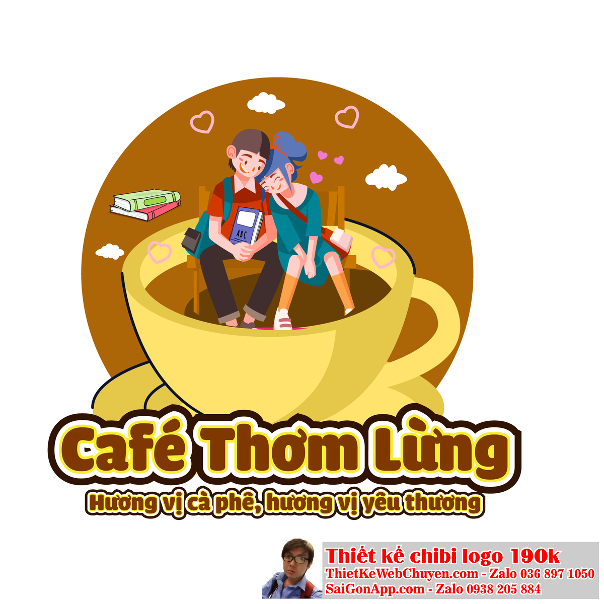 Cặp đôi chibi (chibi couple) là biểu tượng của tình yêu và sự gắn kết. Cặp đôi chibi (chibi couple) là một trong những chủ đề phổ biến trong thiết kế logo.