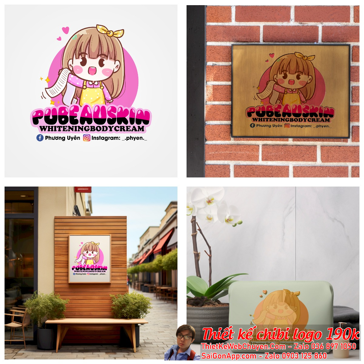 Thiết kế logo chibi bé gái thường mang lại cảm giác ngọt ngào và dễ chịu. Logo chibi bé gái thường được sử dụng trong các chiến dịch quảng cáo và sự kiện dành cho gia đình.