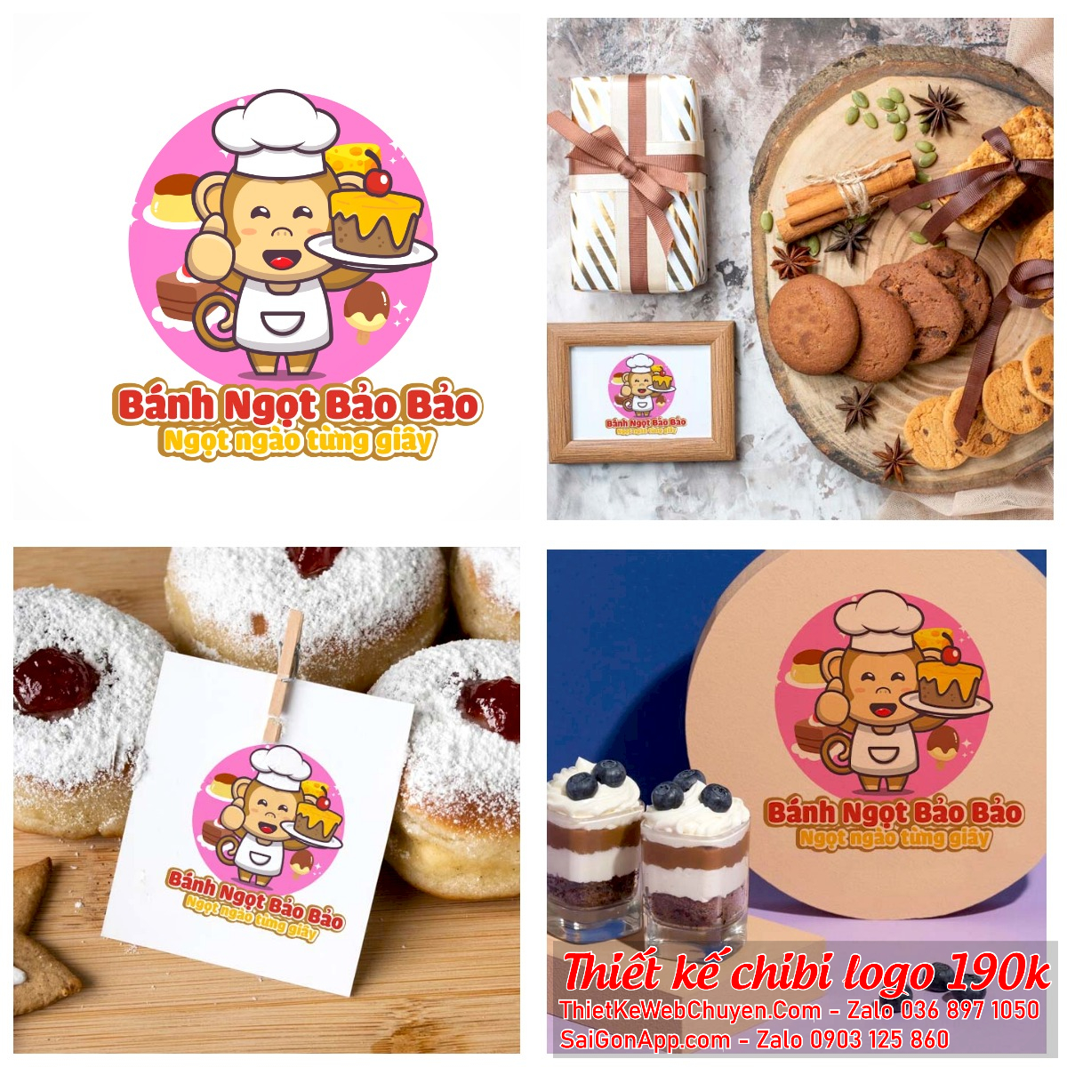 MẪU THIẾT KẾ LOGO CHIBI CON KHỈ MẪU THIẾT KẾ LOGO CHIBI CON KHỈ