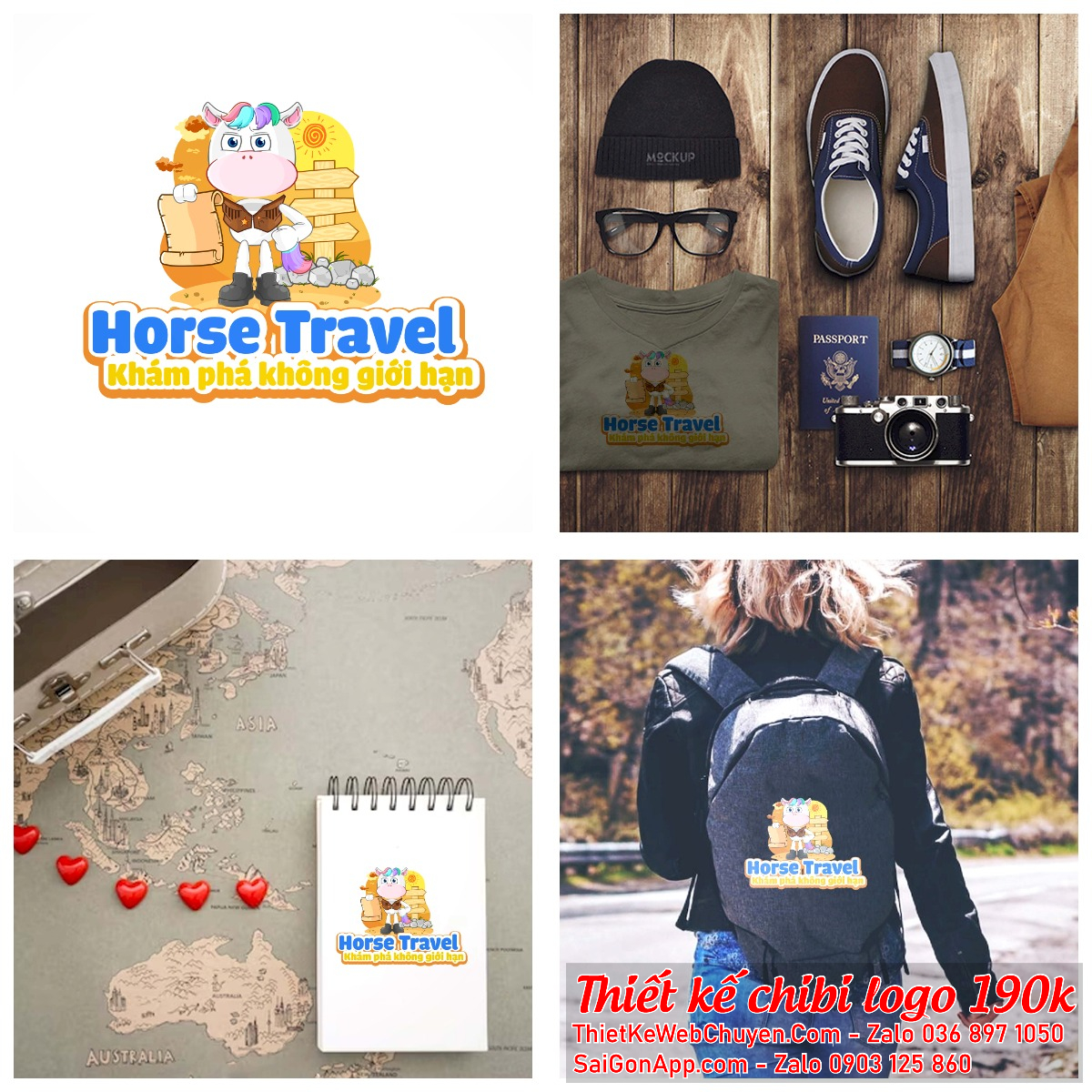 MẪU THIẾT KẾ LOGO CHIBI CON NGỰA MẪU THIẾT KẾ LOGO CHIBI CON NGỰA