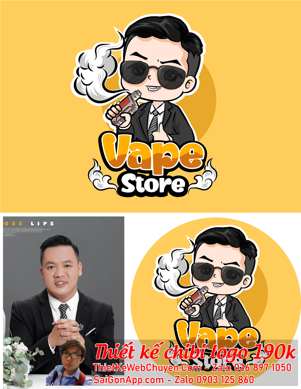 Logo chibi cute thường là lựa chọn lý tưởng cho các thương hiệu muốn tạo ra một hình ảnh dễ thương và thân thiện.
