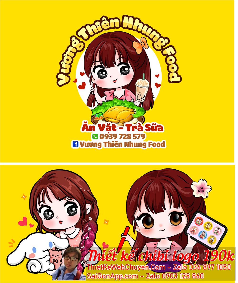 Một logo chibi độc đáo có thể tạo ra một ấn tượng mạnh mẽ trong tâm trí của khách hàng.