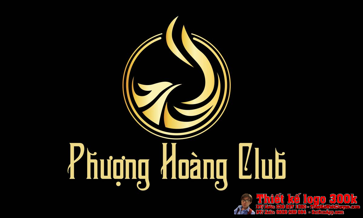 Thiết Kế Logo Bar Lounge Phượng Hoàng Hình ảnh thiết kế logo Bar Lounge Phượng Hoàng