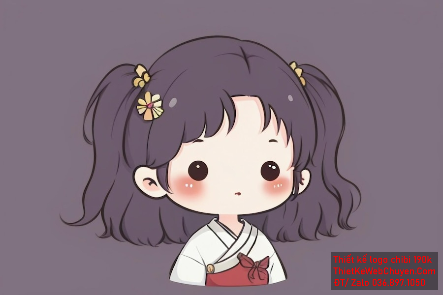 Vẽ chibi bé ngây thơ để thiết kế logo Vẽ chibi bé ngây thơ để thiết kế logo