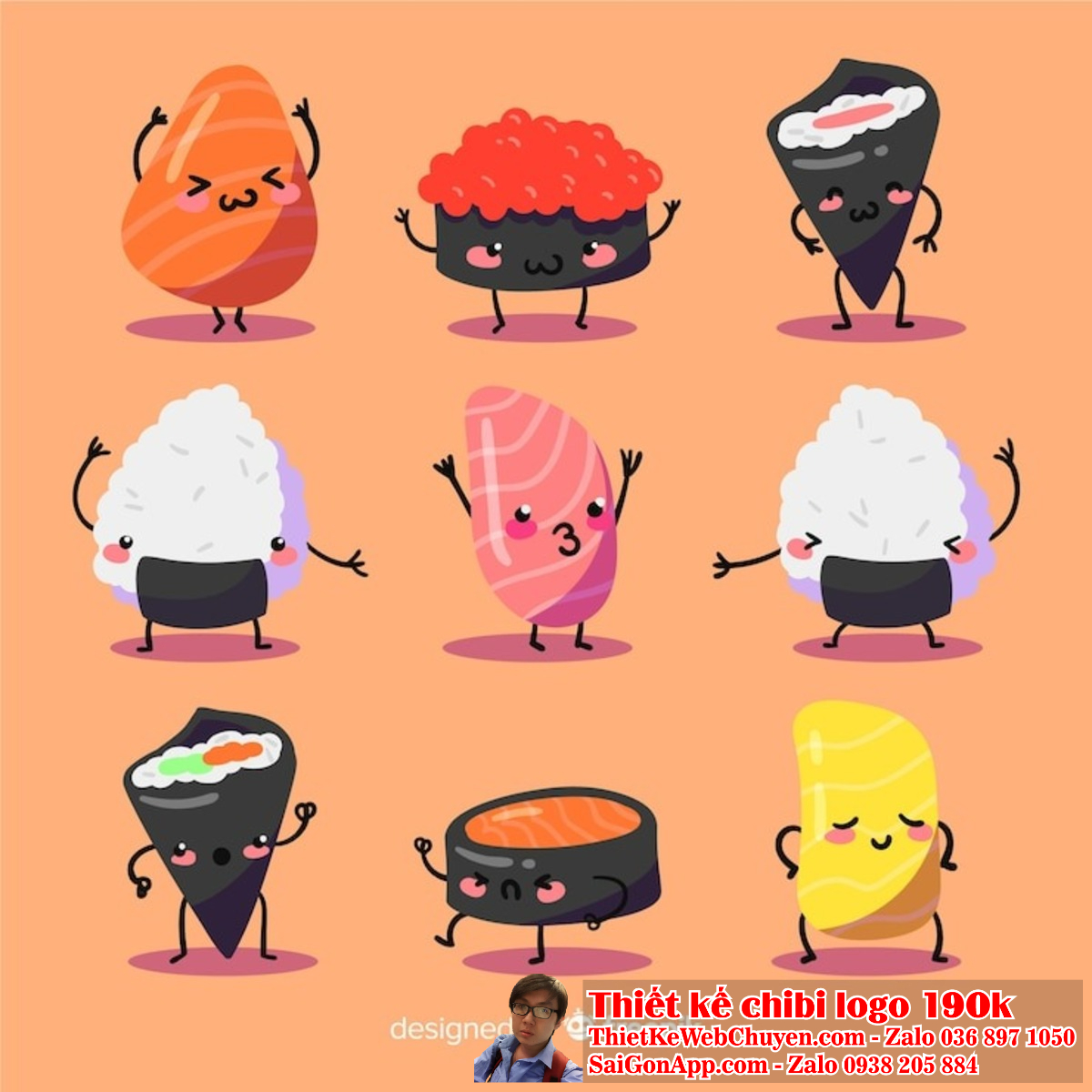 Hãy để logo chibi cute ăn vặt của bạn tạo ra sự khác biệt và thu hút sự chú ý của khách hàng.