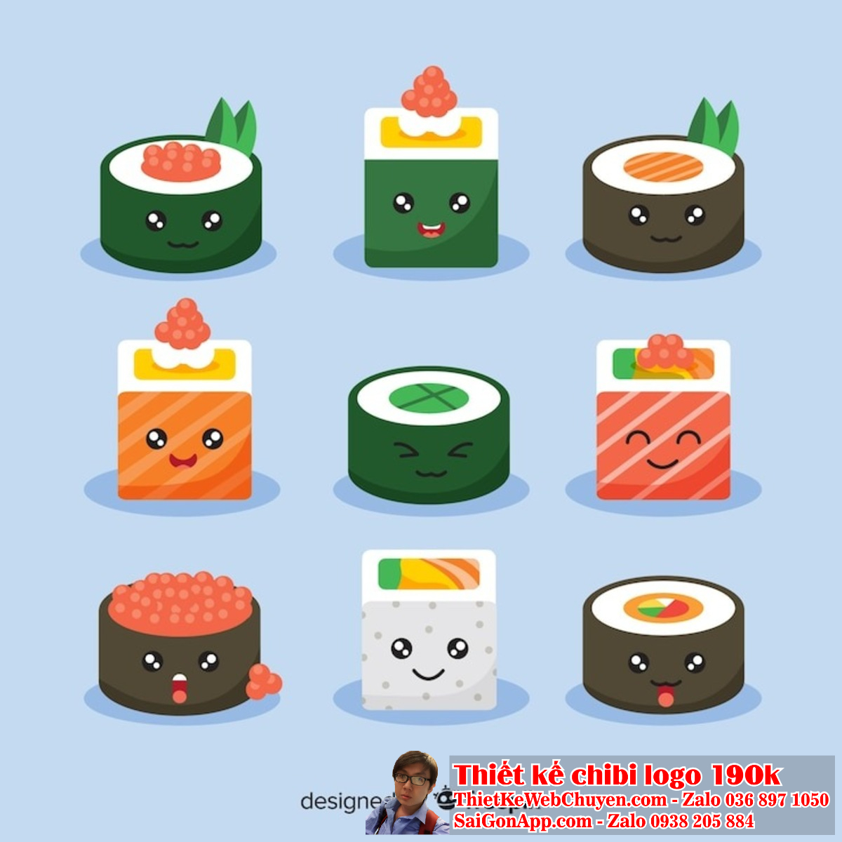 Đặt nền tảng cho sự thành công với một logo chibi cute ăn vặt phản ánh đặc trưng riêng của doanh nghiệp bạn.