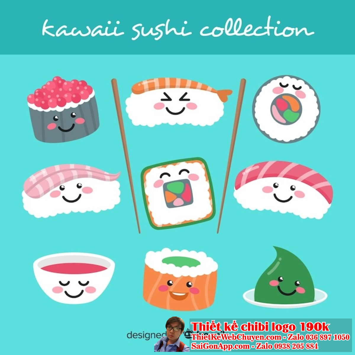 Mẫu thiết kế logo chibi cute ăn vặt hàng quán làm cho thương hiệu của bạn trở nên độc đáo và dễ nhớ.