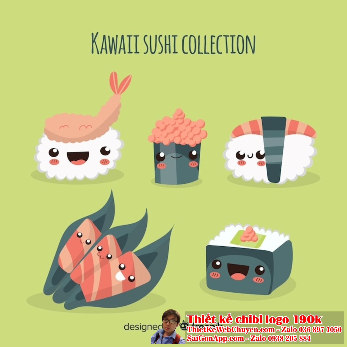 Một logo chibi cute ăn vặt sẽ giúp thương hiệu của bạn nổi bật và gây ấn tượng mạnh mẽ với khách hàng.