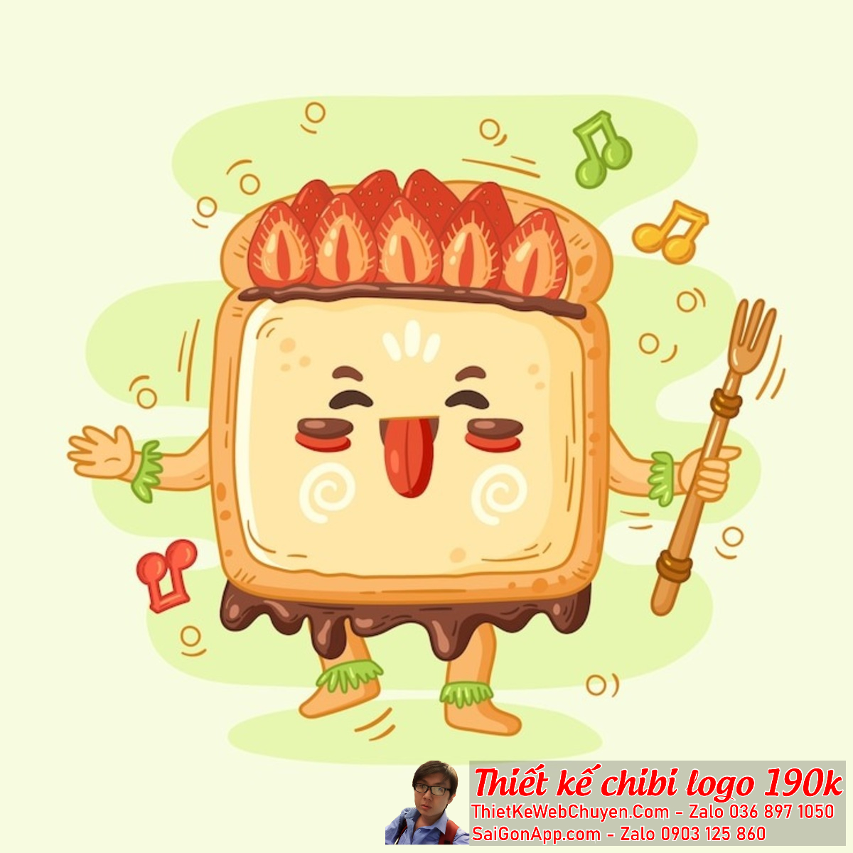 Mẫu thiết kế logo chibi cute ăn vặt hàng quán thường được tạo ra để phản ánh phong cách và tính cách của doanh nghiệp.
