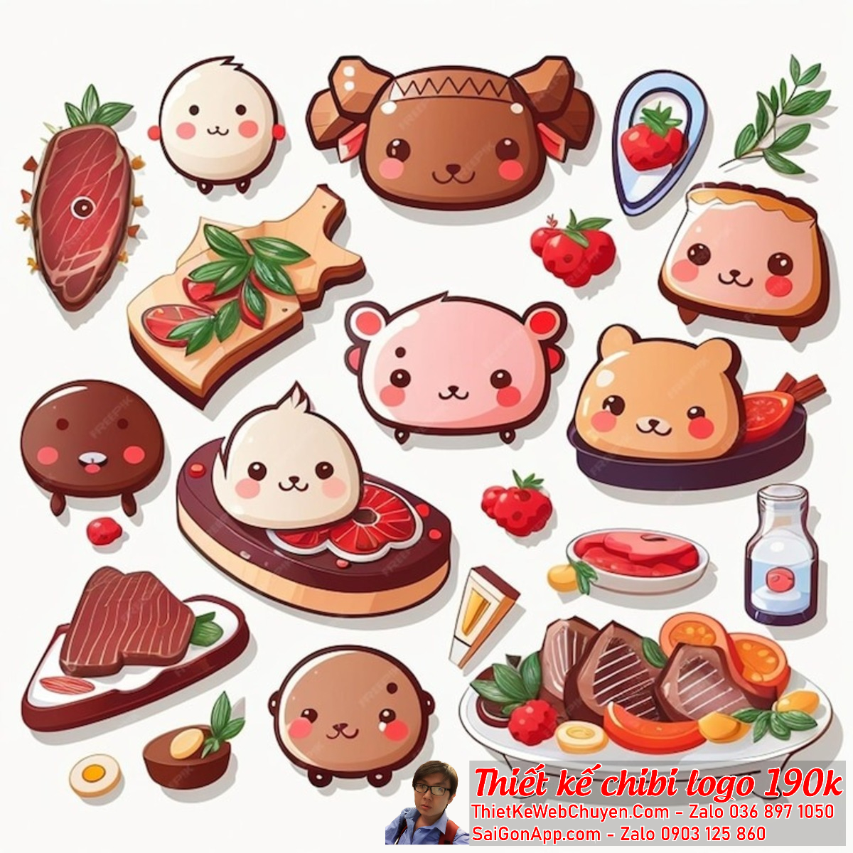 Việc sử dụng logo chibi cute ăn vặt hàng quán là một cách hiệu quả để tạo ra một thương hiệu độc đáo và nổi bật.
