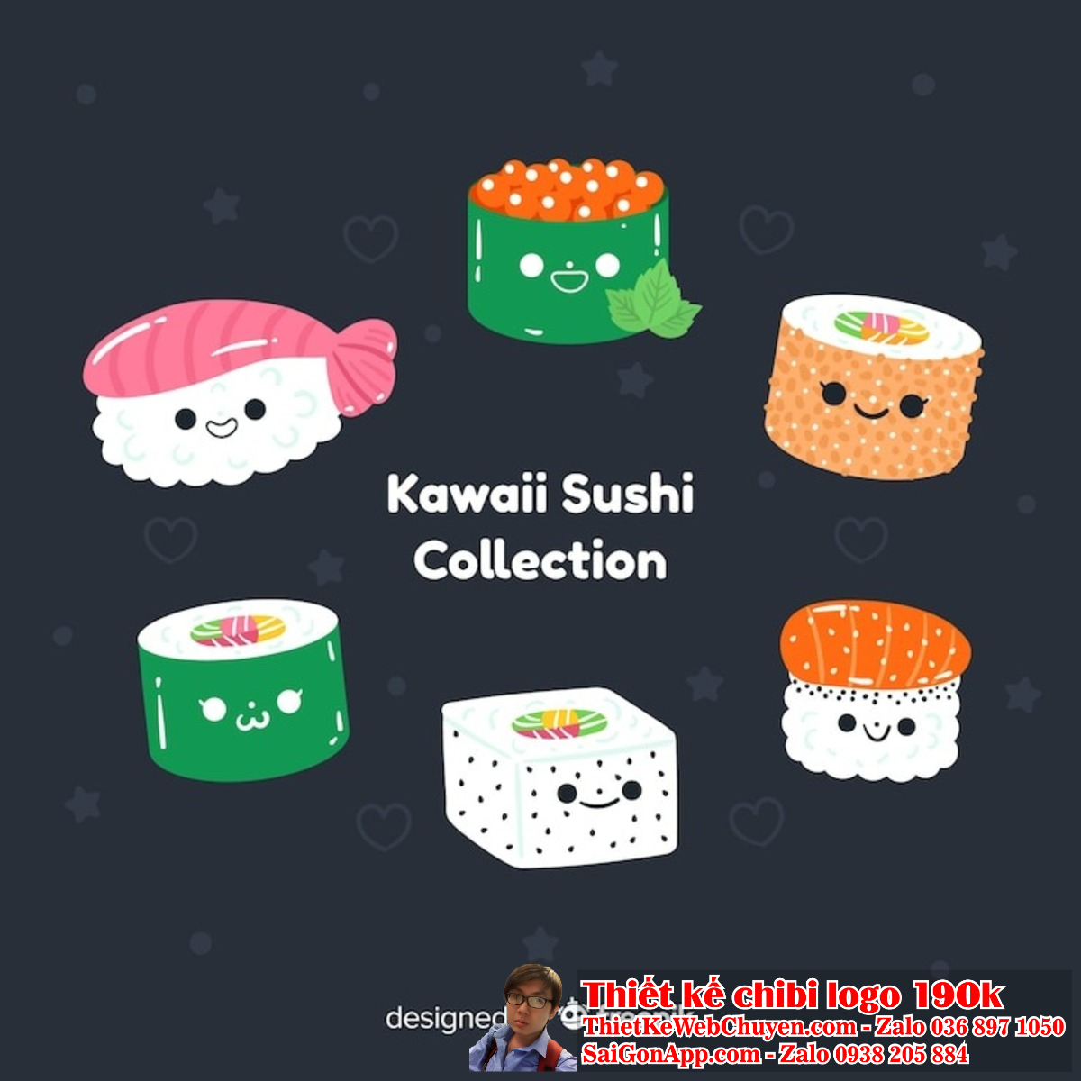 Một mẫu logo chibi cute ăn vặt sẽ tạo ra sự kết nối đặc biệt giữa thương hiệu và khách hàng.