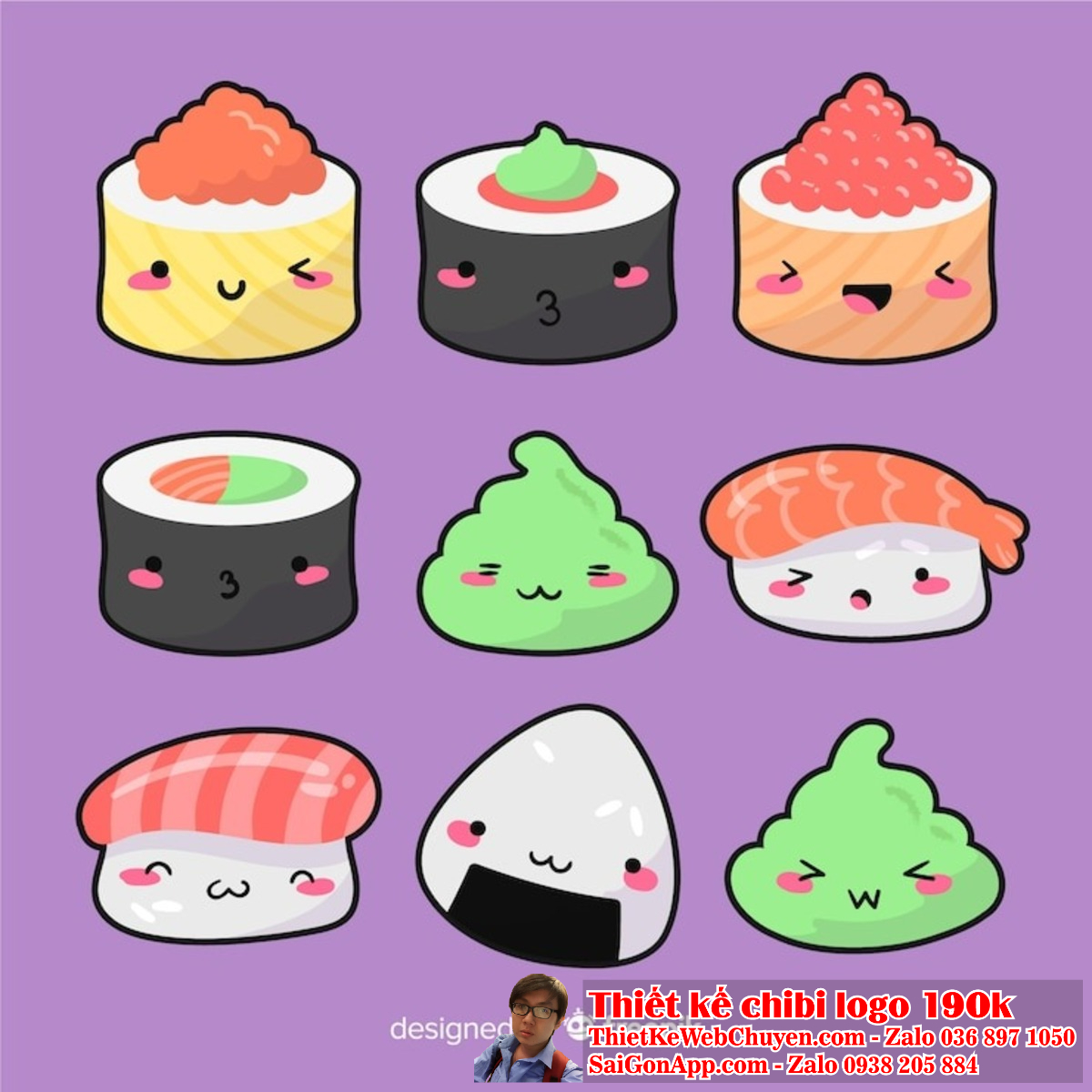 Logo chibi cute ăn vặt sẽ là một yếu tố quan trọng trong việc xây dựng sự nhận biết thương hiệu của bạn.