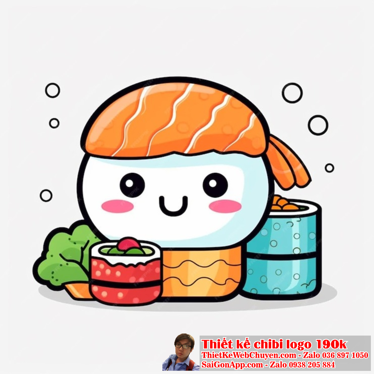 Logo chibi cute ăn vặt là cách tuyệt vời để thể hiện tính cá nhân và phong cách của thương hiệu.