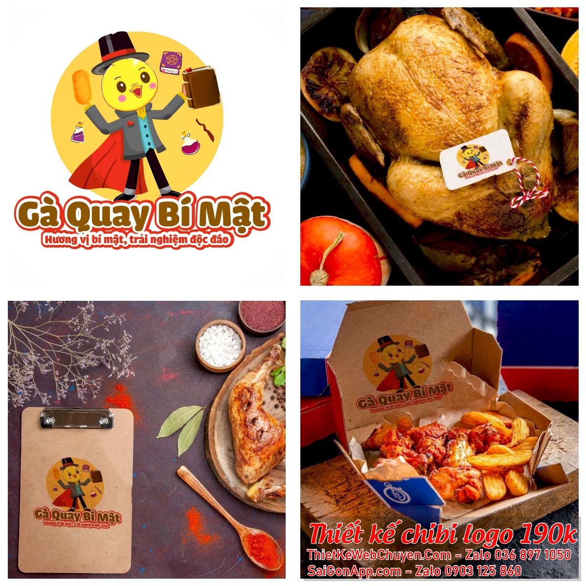Logo chibi con gà sẽ là điểm nhấn thu hút trên các sản phẩm. Thiết kế logo chibi con gà làm nổi bật tính cá nhân của doanh nghiệp.