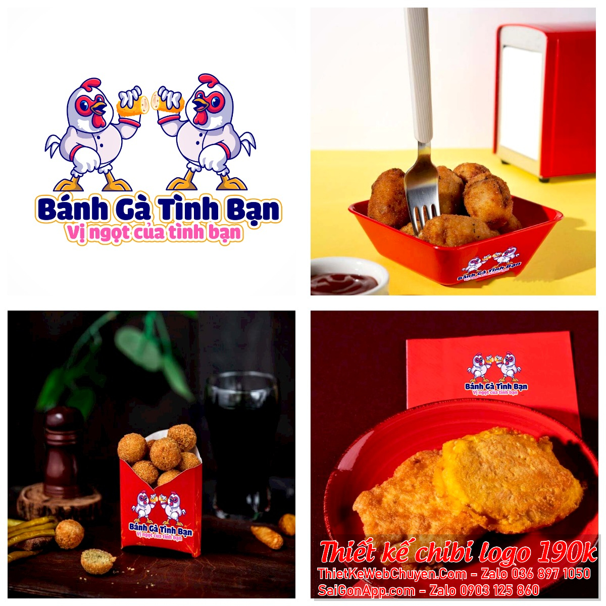 Thiết kế logo chibi con gà là cách tuyệt vời để gây ấn tượng với khách hàng. Logo chibi con gà sẽ làm tăng giá trị thương hiệu của bạn.