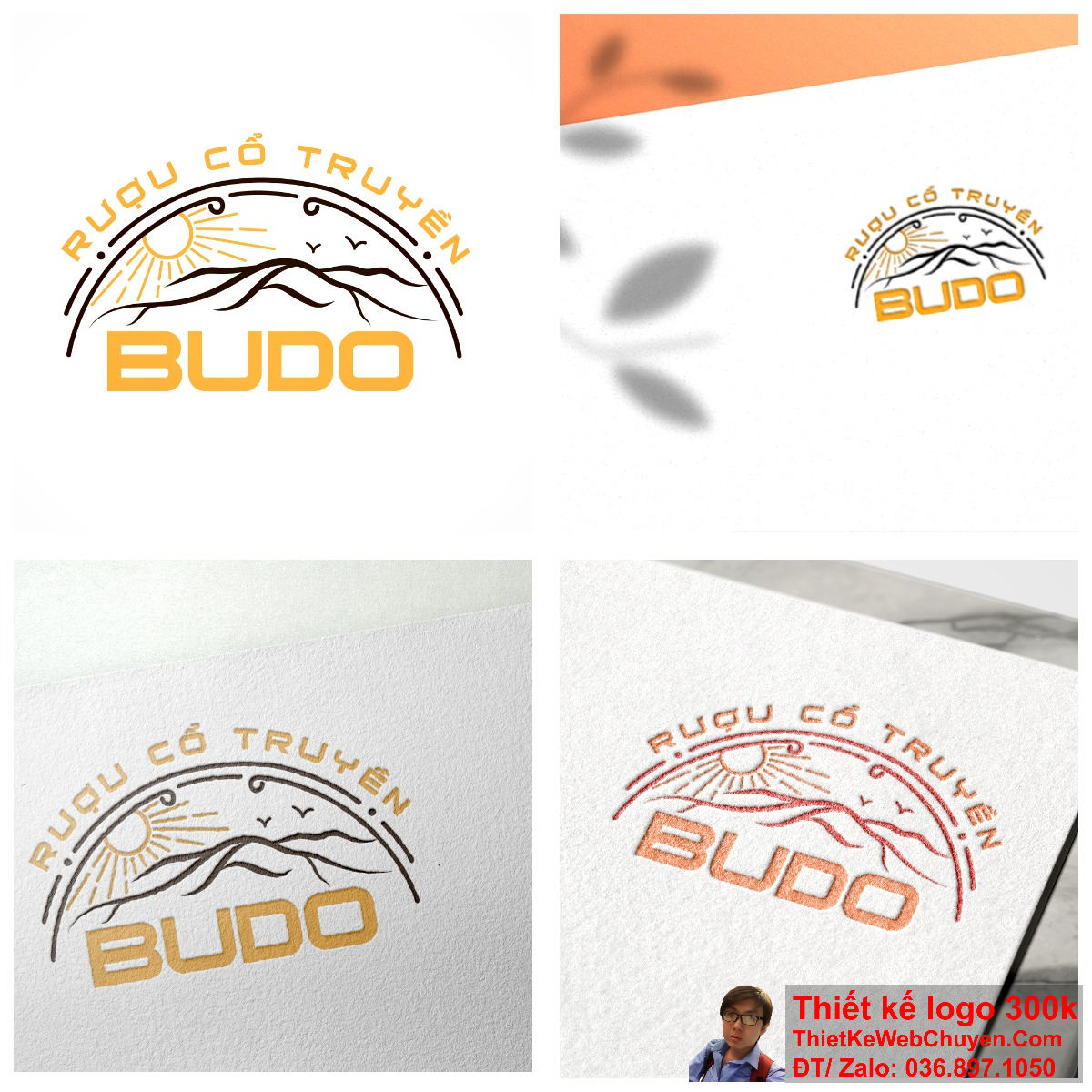Logo rượu cổ truyền BUDO