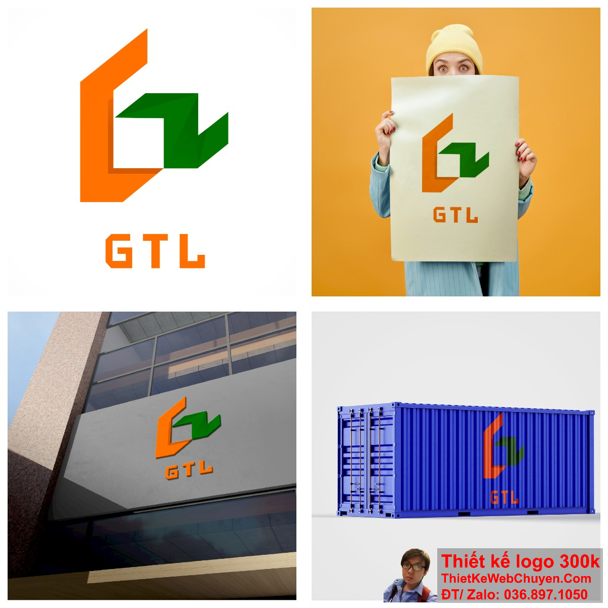 Logo shop GTL kinh doanh quần áo