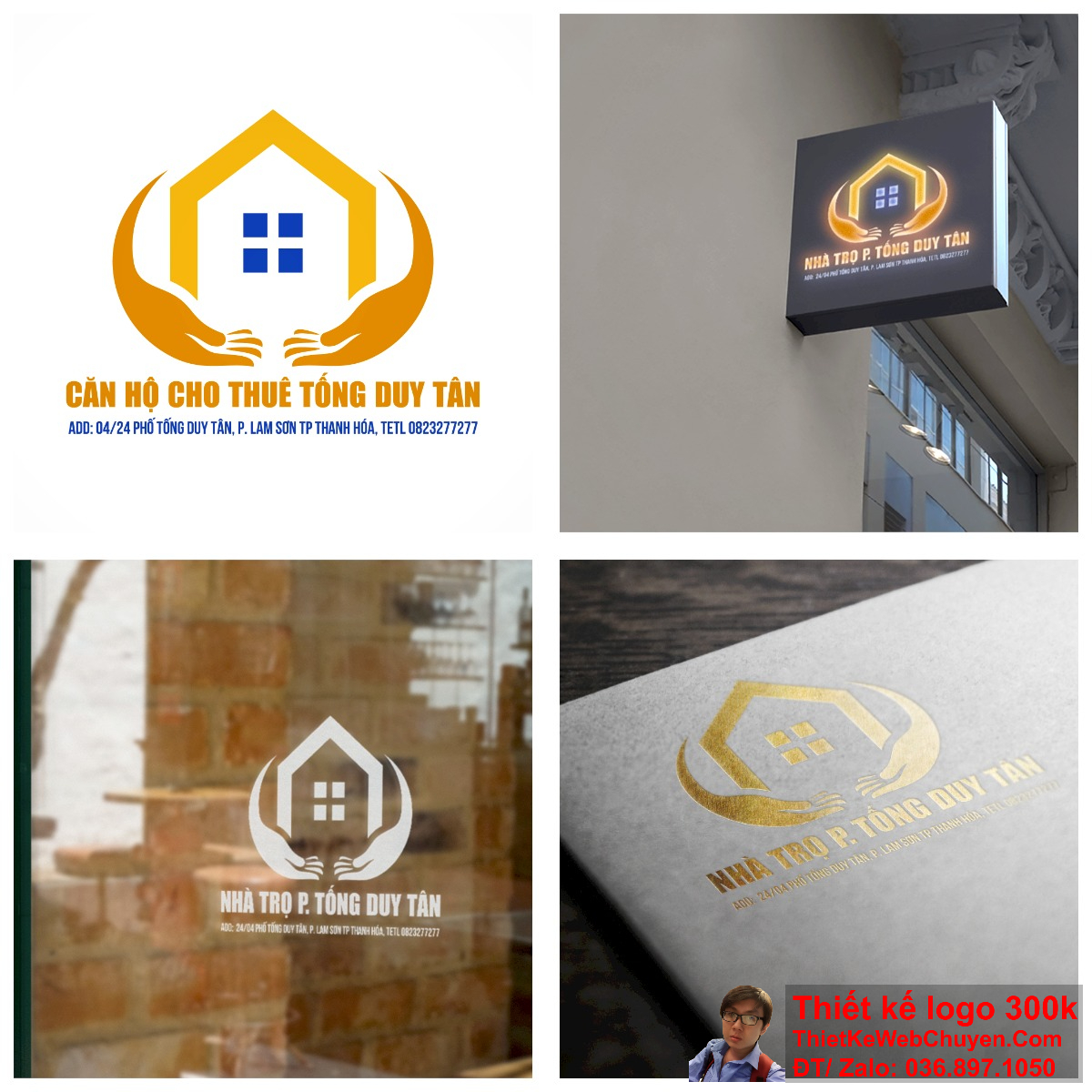 Logo dịch vụ căn hộ cho thuê Tống Duy Tân