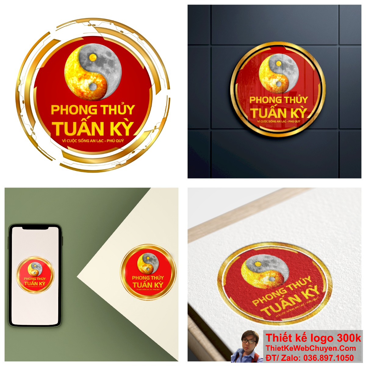 Logo phong thủy Tuấn Kỳ