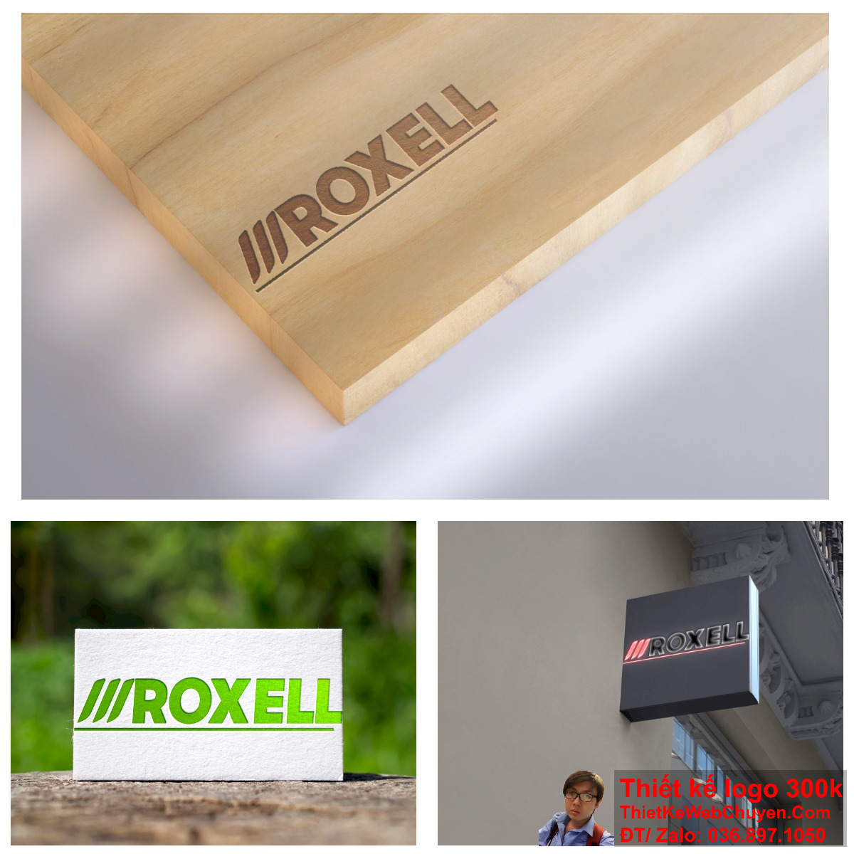 Logo công ty gỗ Roxell
