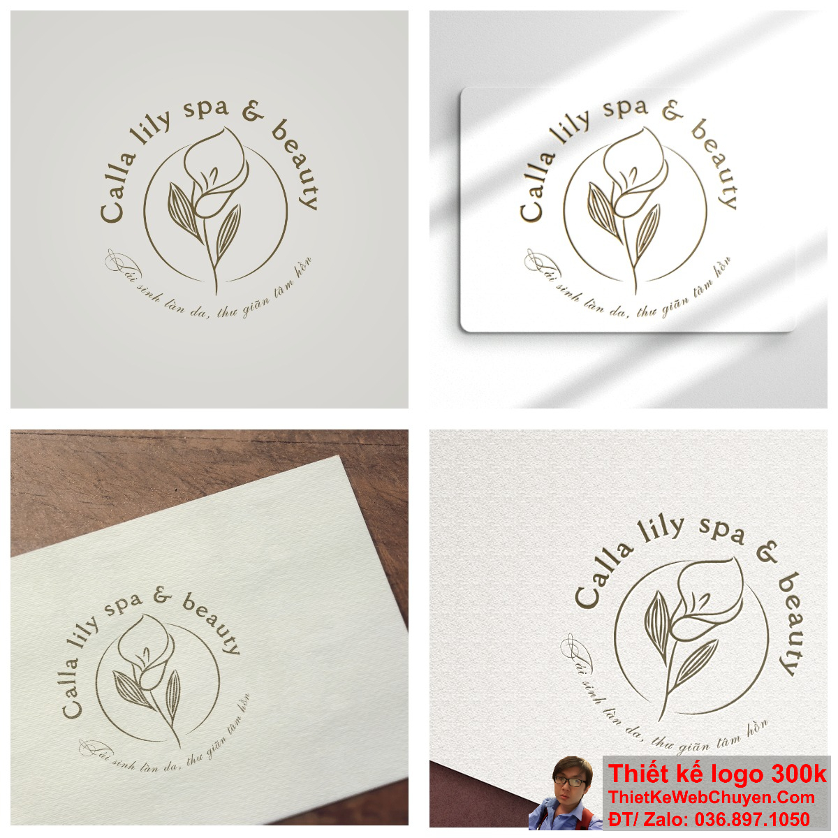 Logo Calla lily spa beauty