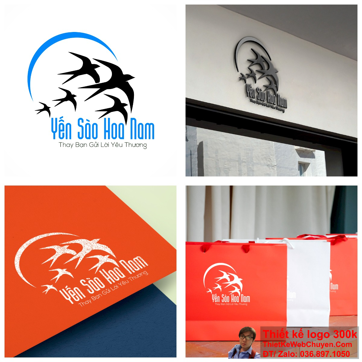 Logo yến sào Hoa Nam