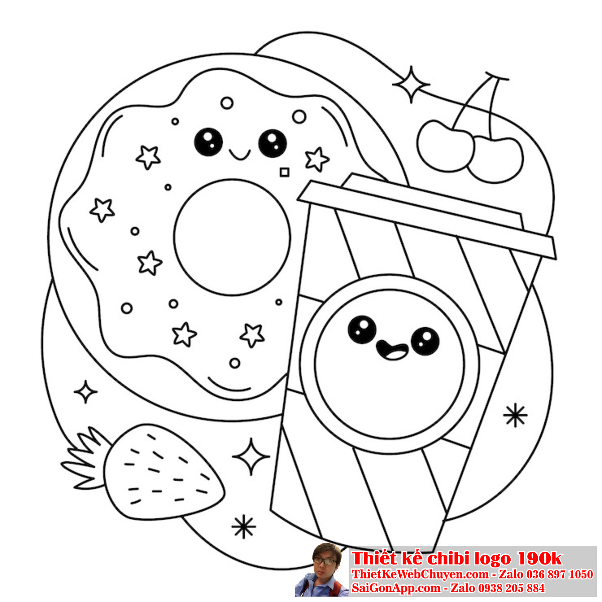 Một logo thiết kế dựa trên tranh tô màu chibi có thể tạo ra sự gắn kết mạnh mẽ với đối tượng mục tiêu. Tranh tô màu chibi là một phương tiện sáng tạo để tạo ra logo độc đáo và ghi nhớ.