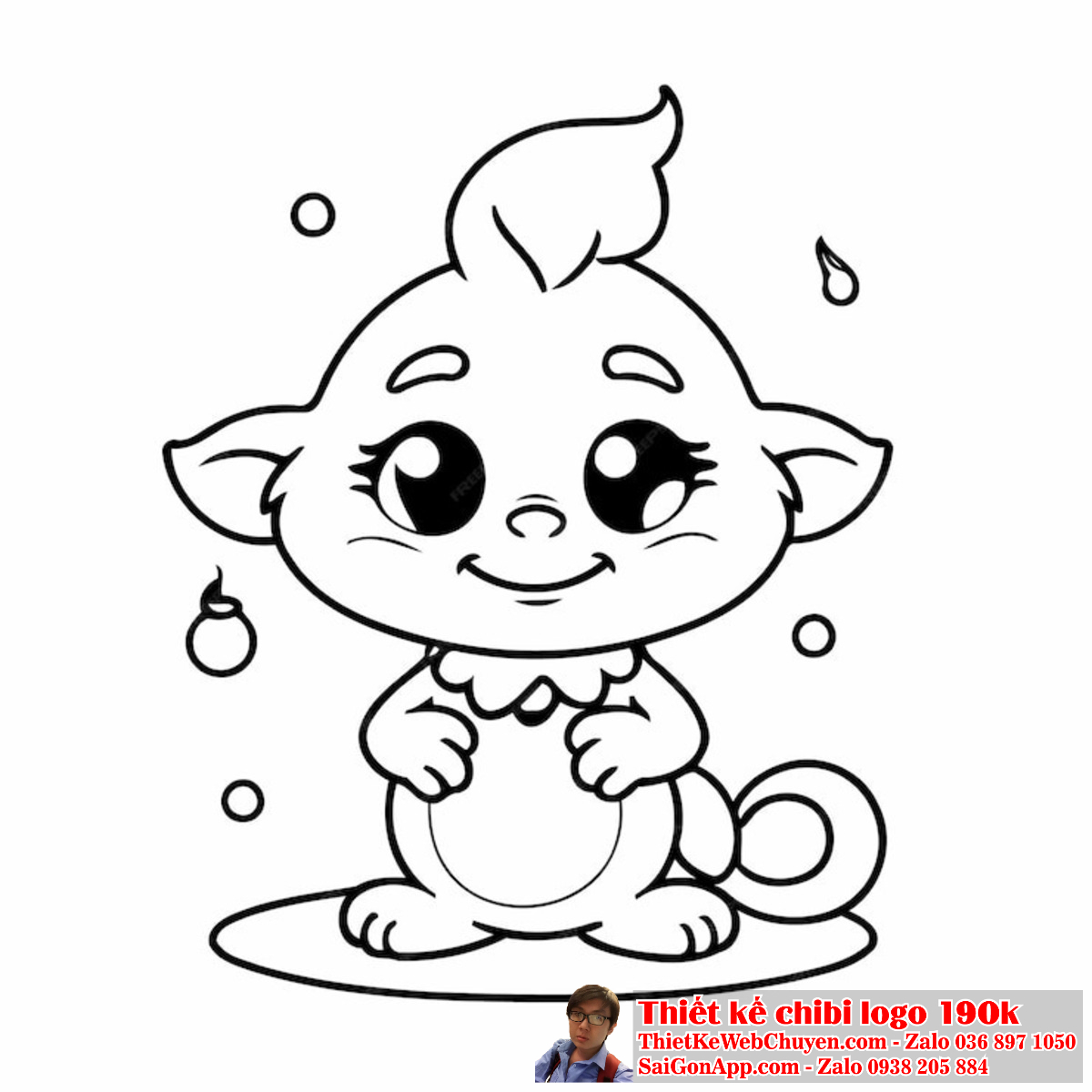 Logo thiết kế dựa trên tranh tô màu chibi thường mang lại ấn tượng sâu sắc và ghi nhớ. Việc sử dụng phong cách tranh tô màu chibi trong thiết kế logo mang lại sự ngộ nghĩnh và dễ thương.