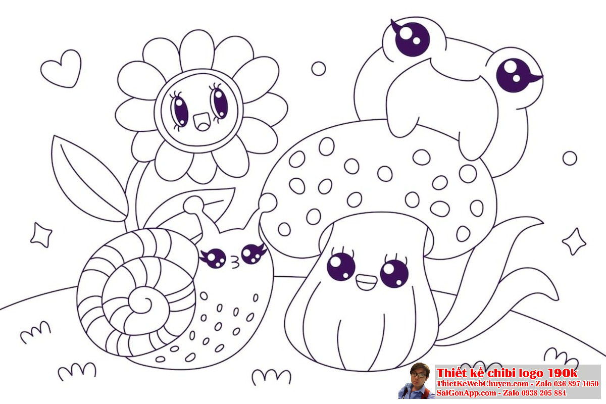 Việc kết hợp tranh tô màu chibi vào thiết kế logo giúp tạo ra một hình ảnh độc đáo và dễ nhận biết. Một logo được tạo ra bằng cách sử dụng phong cách tranh tô màu chibi có thể thu hút sự chú ý của đối tượng mục tiêu.