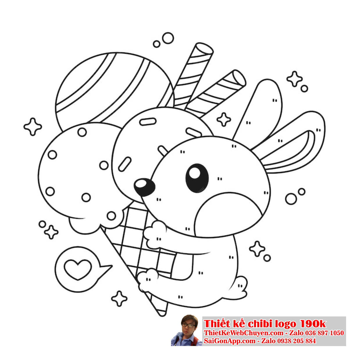 Một logo được thiết kế với tranh tô màu chibi thường mang lại cảm giác vui tươi và hạnh phúc. Một logo đẹp với tranh tô màu chibi có thể là yếu tố quyết định giúp thương hiệu nổi bật trên thị trường.