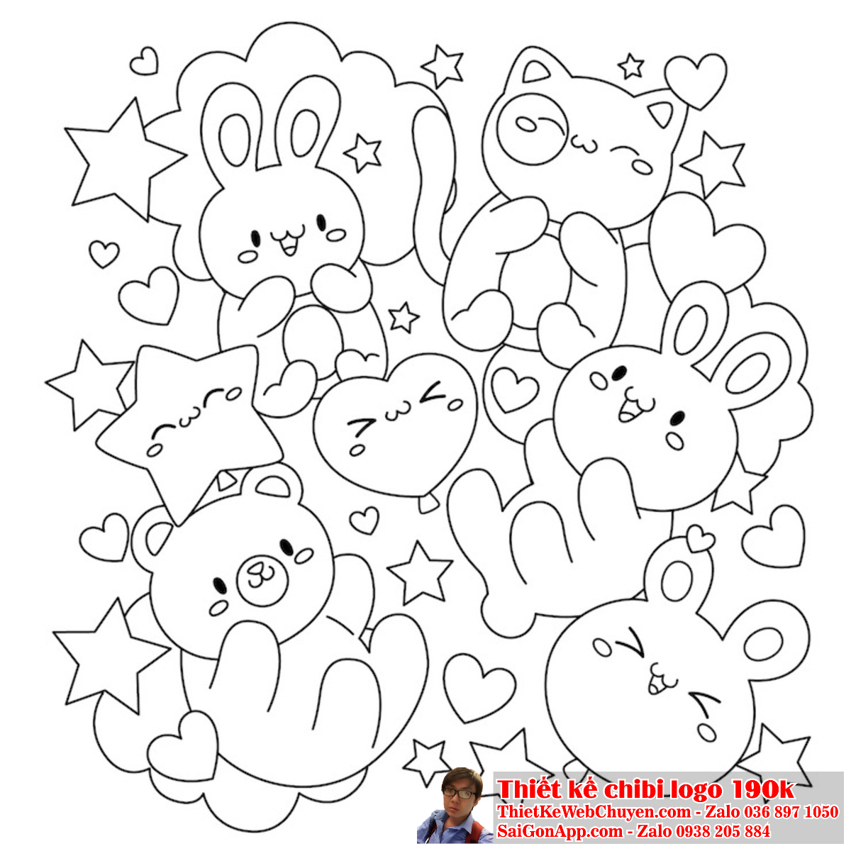 Việc sử dụng màu sắc sáng tạo trong tranh tô chibi giúp tạo ra logo độc đáo và ấn tượng. Logo thiết kế dựa trên tranh tô màu chibi thường mang lại cảm giác vui tươi và hạnh phúc.