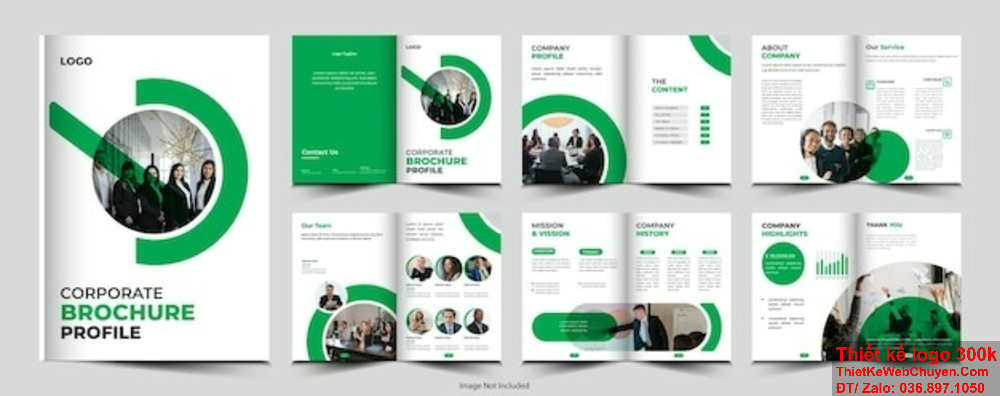 Ý tưởng thiết kế profile với bảng màu tương phản. Ý tưởng thiết kế profile sử dụng hình ảnh động.