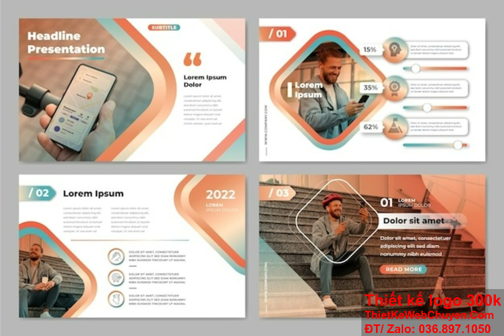 Ý tưởng thiết kế profile thân thiện với người dùng. Ý tưởng thiết kế profile với phong cách đương đại.