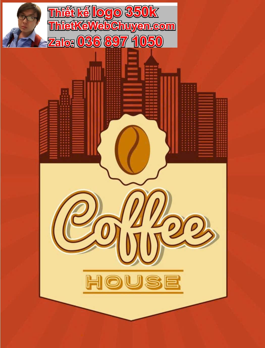 Thiết kế logo công ty quán cafe giá rẻ tphcm